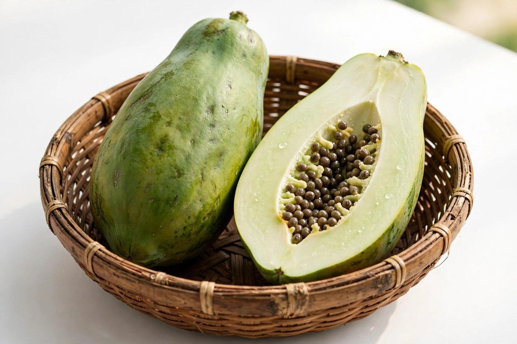 Raw Papaya (Kaccha Papita)